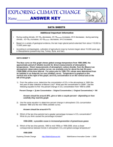 ANSWER KEY – Questions from Data Sheets