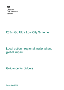 £35 million go ultra low city scheme: local action - regional