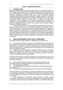 10. Radioactive waste - Radiation Protection of Patients