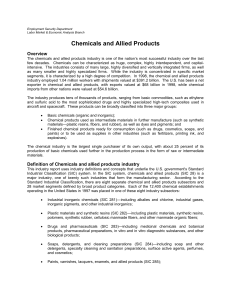 Chemicals & Allied Products - Government Information Portal