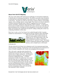 About Veris Soil EC Mapping