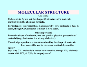 Lect 12 3D Molecular Structure