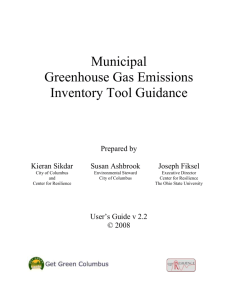 Municipal Greenhouse Gas Emissions - Mid