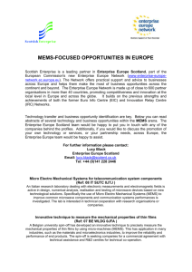 MEMS - Enterprise Europe Scotland