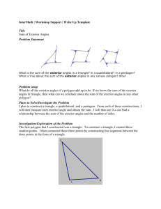 Sum of all Exterior Angles