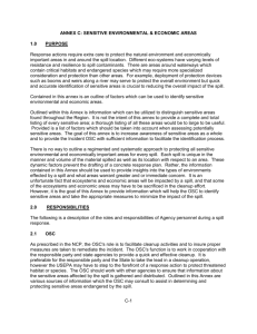 ANNEX C: SENSITIVE ENVIRONMENTAL & ECONOMIC AREAS