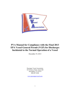 PVA Manual for Compliance with the Final 2013 EPA Vessel