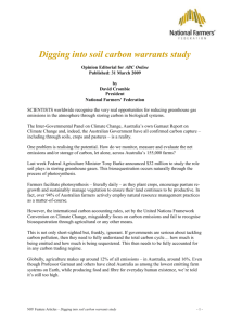 Digging into soil carbon warrants study