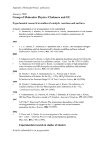 Appenix 2: Consortium: Clusters and Ultrafine Particles