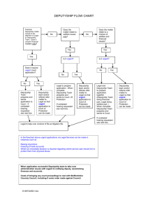 COURT OF PROTECTION FLOW CHART