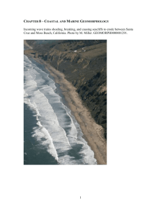 Chapter 8 – Coastal and Marine Geomorphology