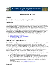Soil Organic Matter - Washington State University