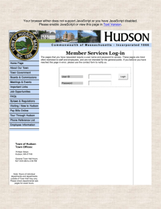 board of health - Town of Hudson