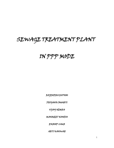 4. Sewage Treatment Plant in PPP Mode - GO-PEM-PAL