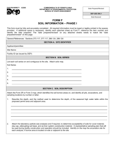 Soils Information (Phase I)