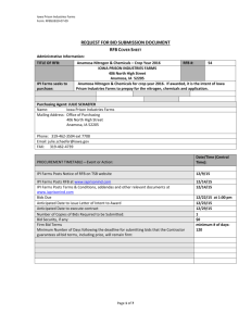 Section 1 - Iowa Prison Industries