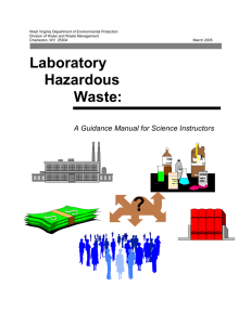 A Guidance Manual for Science Instructors