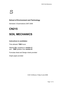 CN215 Soil Mechanics