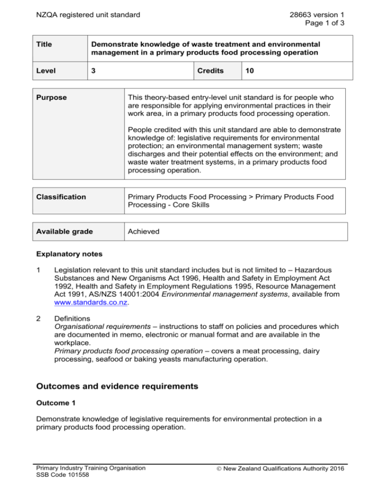 28663-demonstrate-knowledge-of-waste-treatment-and