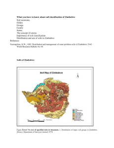 Soils of Zimbabwe