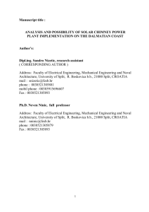 Analysis and Possibility of Solar Chimney Power Plant