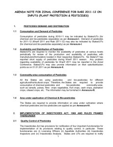 agenda note for zonal conference for rabi 2011