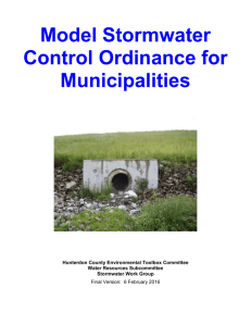 HCET Stormwater Ordinance