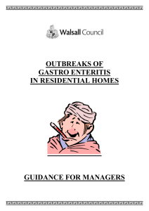 Outbreaks of Gastro Enteritis in Residential Homes Booklet (PDF 1.4