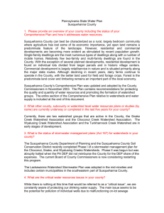 Wyalusing and Tunkhannock Creek Watershed