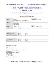 soil science society of belgium national - Lirias