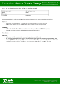 Carbon Emissions – Activity