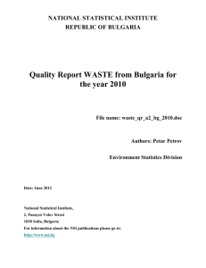 Quality report 2010