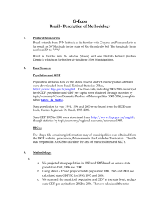 Country Methodology - Geographically based Economic data (G