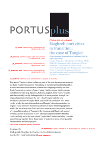 Maghreb port cities in transition: the case of Tanger