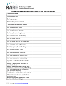 Population Health Worksheet