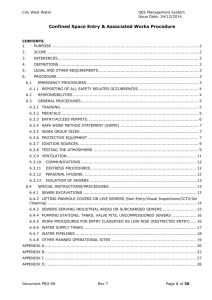Confined Space Entry & Associated Works