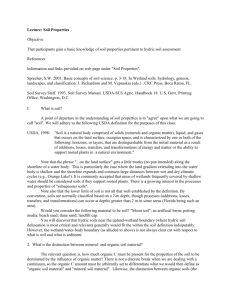 Lecture: Soil Properties