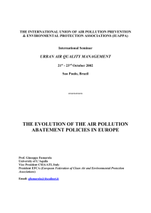 INTERNATIONAL UNION OF AIR POLLUTION PREVENTION