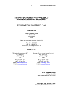 2. Environmental Management Plan