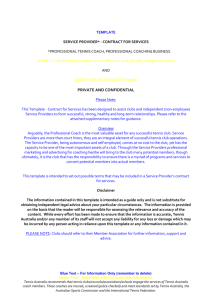 TACM Contract for services template