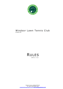 Windsor Lawn Tennis club