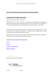 Notice of Emission scenario document for wood preservatives