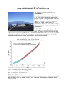 Student Handout_3_Increasing atmospheric CO2
