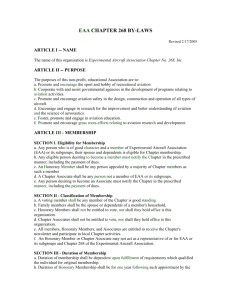 Chapter Bylaws - EAA Chapter 268