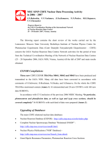 CDFE - IAEA Nuclear Data Services