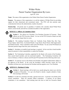 PTO By-Laws - Dunlap Community Unit School District #323