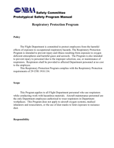 Section TBA - Respiratory Protection Program