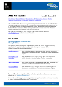 Arts NT - Northern Territory Government