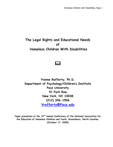 Defining “Homelessness” by Barbara Duffield, National Coalition for