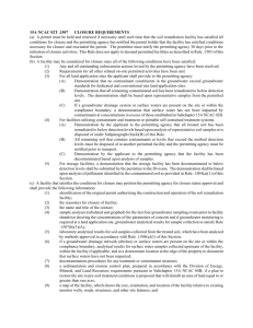 15A NCAC 02T .1507 CLOSURE REQUIREMENTS (a) A permit